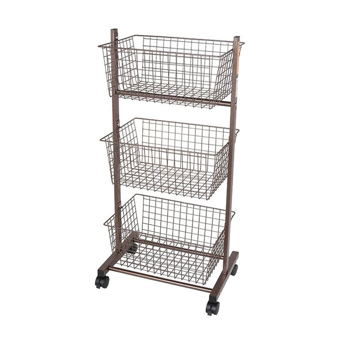 ラック ダルトン DULTON ワイヤ ラック ウィズ キャスターズ WIRE RACK WITH CASTORS H20-0283 スチールラック バスケット 