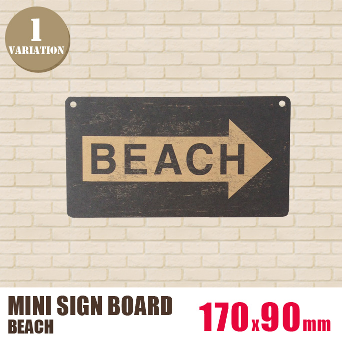ミニサインボード「BEACH」