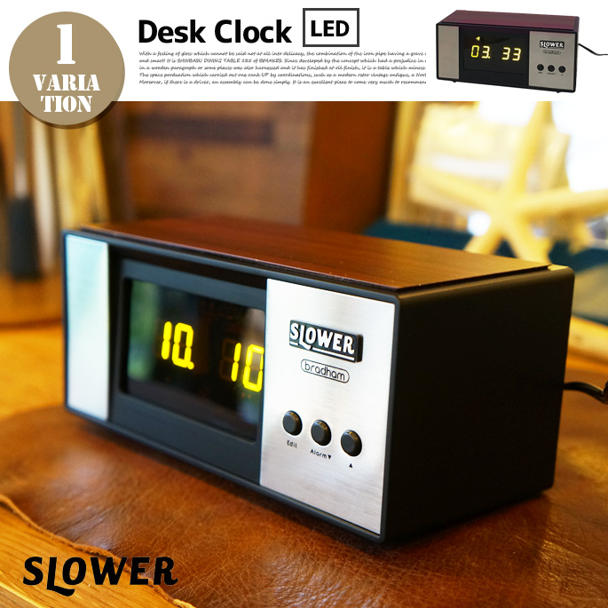 DESK CLOCK Bradham LED
