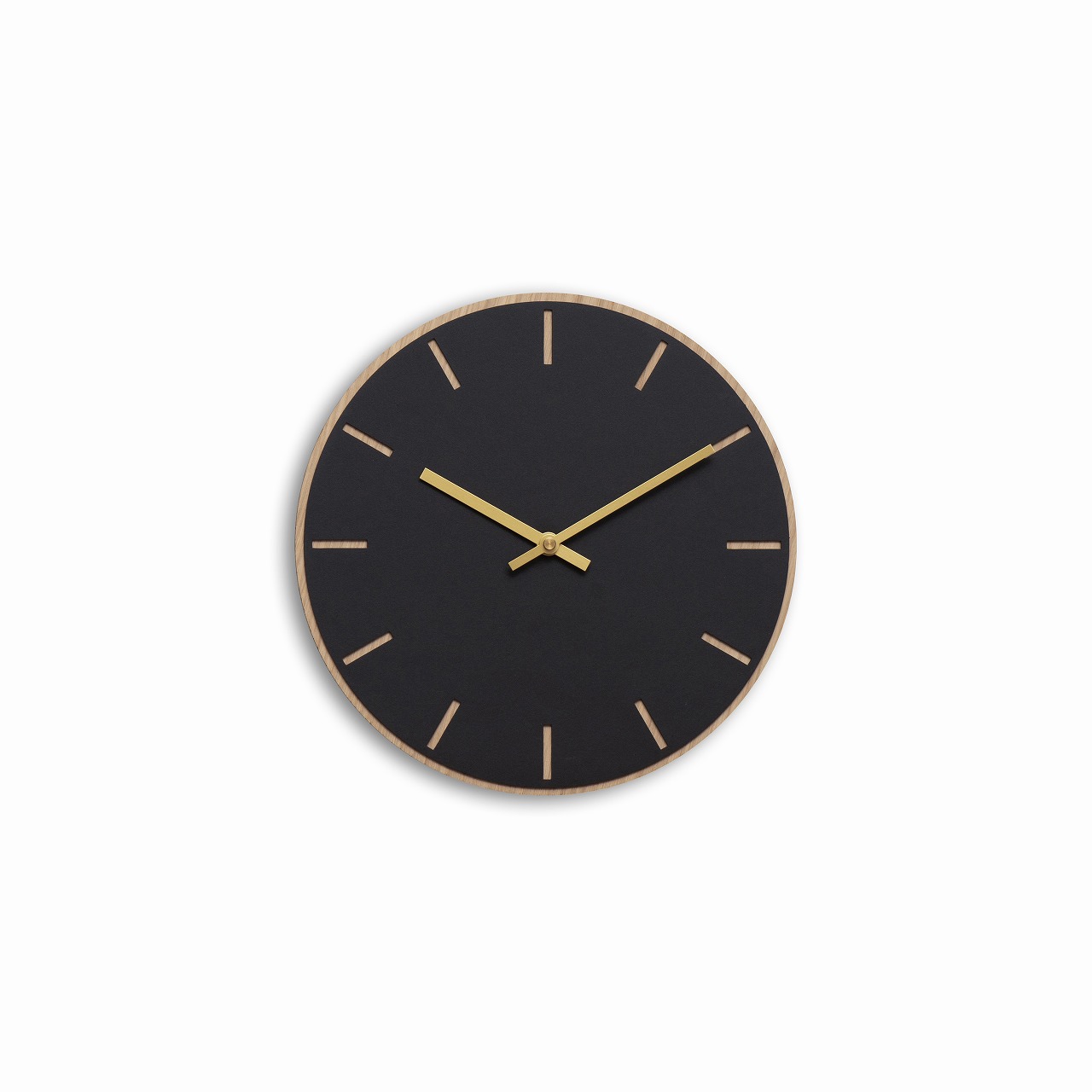 Hemverk Wall Clock Linoleum Nero φ280mm 掛け時計