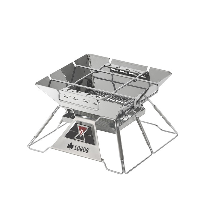 LOGOS the ピラミッドTAKIBI MBBQコンロ グリル 焚火台 串焼き