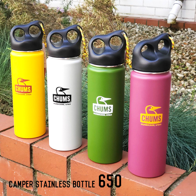 ステンレスボトル チャムス CHUMS キャンパーステンレスボトル650 Camper Stainless Bottle 650 CH62-1392 ボトル 水筒 