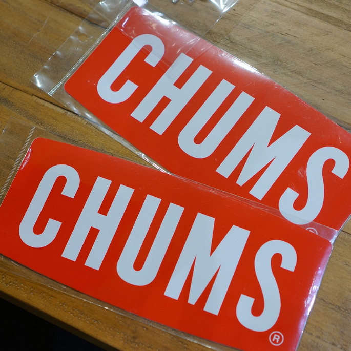 Sticker CHUMS Logo Large ステッカーチャムスロゴラージ シール 
