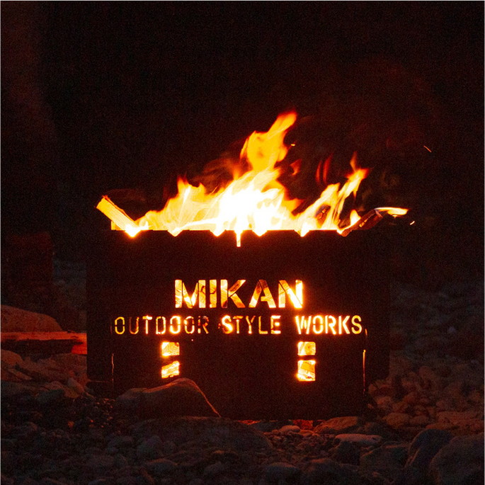 焚き火台 オレンジ orange ミカントランスフォームタキビダイ Mikan ミカン トランスフォーム焚火台  トランスフォーム焚き火台 