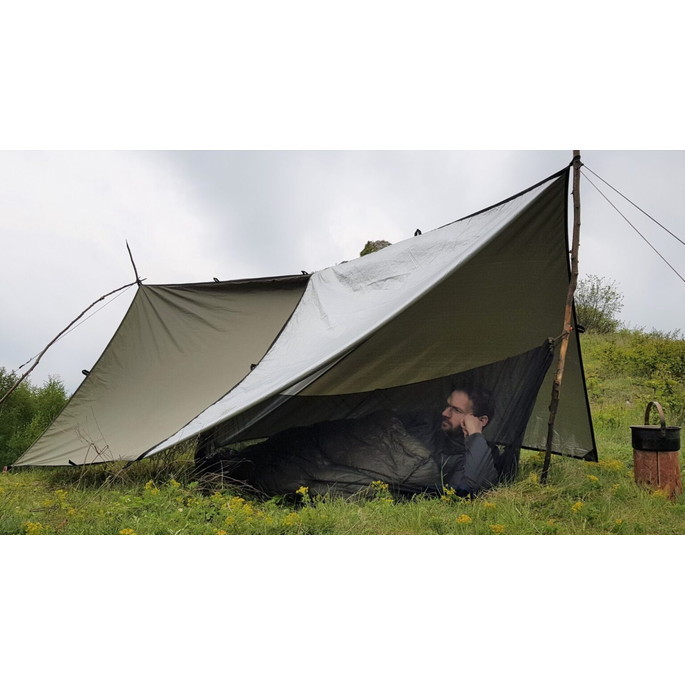 ハンモック ブッシュメントラベルギア BUSHMEN Travel Gear バガボンドモスキートネット VAGABOND Mosquito net BU VAMONET blk ハンモック 