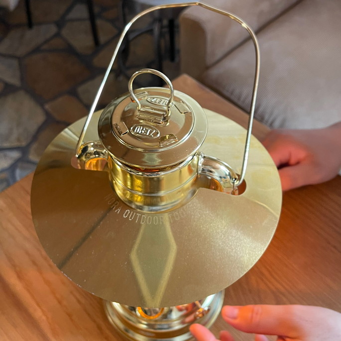 シェード 株式会社ノラクリエイト 株式会社ノラクリエイト ハリケーンランタン用　野良シェード【真鍮】フュアハンド276・DIETZ78用 ハリケーンランタン用　