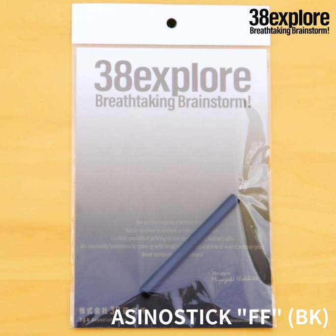 脚 38エクスプロー 38explore アシノスティック ASINOSTICK "FF" (BK)  カメラパーツ スタンド ランタンパーツ