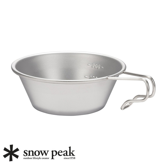 シェラカップ スノーピーク Snow Peak ステンレスシェラカップ STAINLESS SIERRA CUP E-203 シェラカップ カップ 計量カップ 