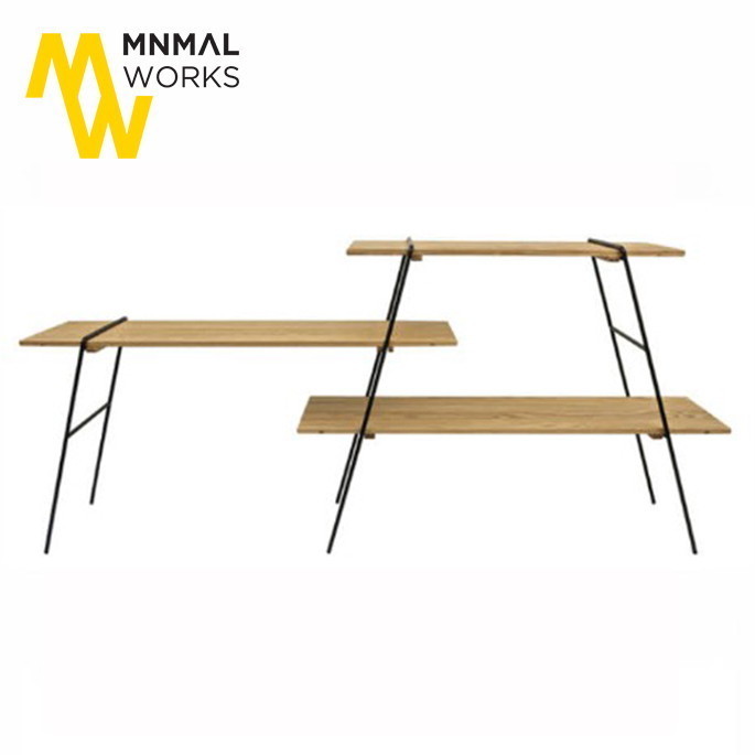 シェルフ ミニマルワークス MINIMAL WORKS モカシェルフプラス アッシュ/ブラック MOCHA SHELF PLUS-Ash/Black テーブル 棚 収納 