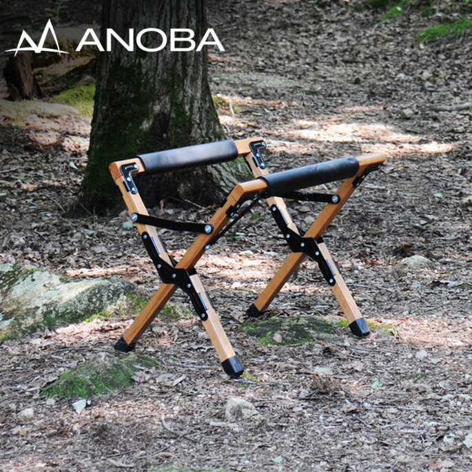 スタンド アノバ ANOBA ウッドクーラースタンド Wood Cooler Stand AN006 クーラースタンド ウッドスタンド アウトドアスタンド スタンド ブナ 収納袋つき
