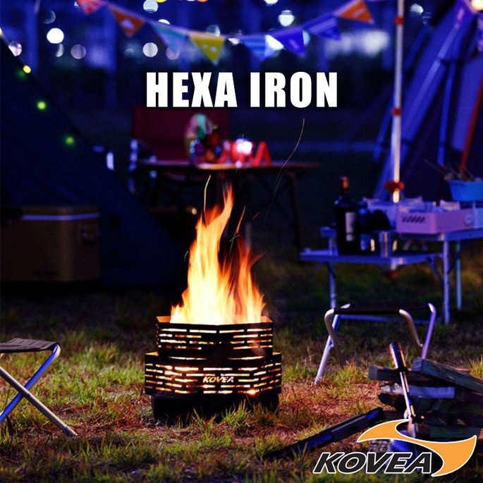 ボンファイヤースタンド コベア KOVEA ヘキサアイアン焚き火台 HEXA IRON kecx9qa-03zz ストーブ キャンプ用品 アウトドア