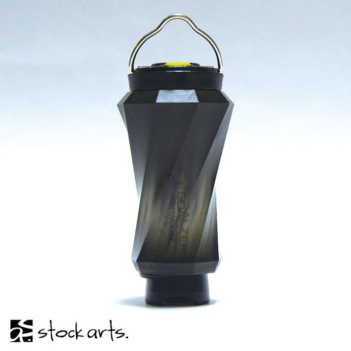ランタンカバー ストックアーツ stock arts. go-st ゴールゼロ専用捩れカバー go-st-distortion black for GOALZERO  ランタンパーツ シェード LEDグローブ