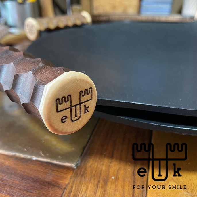 グリップ エルク elk elk grip マルチグリドル　チークxメープル elk grip Multi Griddle cheakxmaple  ウッドグリップ 名栗加工 取っ手 ハンドグリップ　 