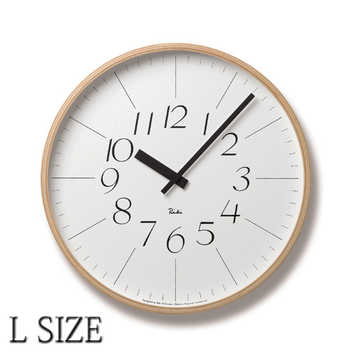 掛時計 リキクロック RIKI CLOCK RC WR-0312L  タカタレムノス TAKATA Lemnos