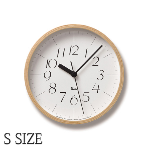 掛時計 リキクロック RIKI CLOCK RC WR-0312S  タカタレムノス TAKATA Lemnos