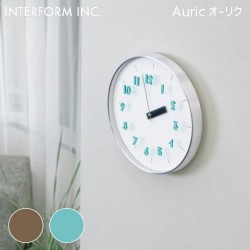時計 Auric オーリク ウォールクロック インターフォルム CL-4622 掛け時計 クロック