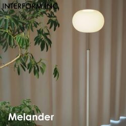 照明 Melander メランデル ＜ホワイト＞ インターフォルム 照明器具 フロアライト フロアスタンド フロアランプ リビング照明