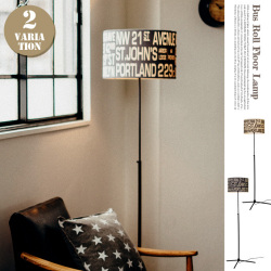 バスロールサインライト Bus Roll Floor Lamp LT-1266 フロアスタンド インターフォルム INTERFORM