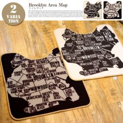 Brooklyn Area Map TOILETMAT インターフォルム