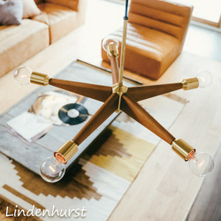 ペンダントライト  リンデンハースト 照明 天井照明 5灯ペンダントライト 多灯照明