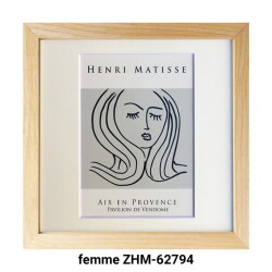 アートパネル Henri Matisse「femme」 アンリ・マティス ジェーアイジー ZHM-62794  アート アートポスター 絵画 アートフレーム