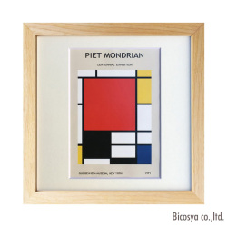 絵画 ジェーアイジー JIG ピエト・モンドリアン Piet Mondrian「Composition with Large Red Plane、Yellow、Black、Gray and Blue」 ZPM-62797 美術 アート