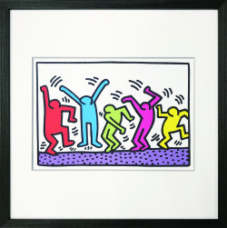 Keith Haring Untitled (dance) アートフレーム IKH-62515 ラフィナート
