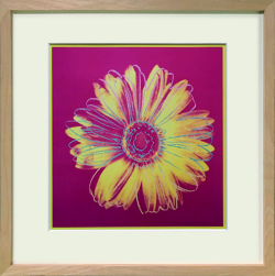 Andy Warhol Daisy c.1982 アートフレーム 4種 ラフィナート Daisy, c.1982 (blue on blue)