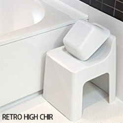 RETTO HIGH CHAIR　SQUARE PAILセット　イワタニマテリアル 全2色　