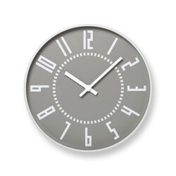 時計 タカタレムノス Lemnos エキ クロック eki clock TIL16-01GY ウォールクロック インテリア クロック 雑貨 掛時計 