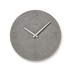 掛け時計 タカタレムノス Lemnos 珪藻土の時計（掻き落とし仕上げ） Diatomaceous Earth Watch　NY21-03 時計 クロック 壁掛け時計 ウォールクロック 