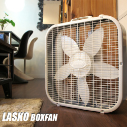 ラスコ　3733　ボックスファン（LASKO BOXFAN） レギュラー 扇風機 ホワイト