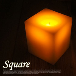 リアルLEDキャンドル スクエア REAL LED CANDLE Square CA10316 キャンドルライト