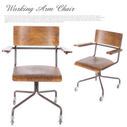 ヴィンテージ　ワーキングアームチェア Vintage Working Arm Chair SCP-WKC-001 チェア