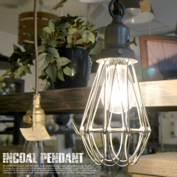 インコールペンダントライト INCOAL PENDANT LIGHT 照明 ペンダントライト ビメイクス BIMAKES ヴィンテージ塗装 真鍮 E26 100W LED対応 インコール