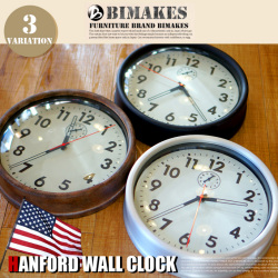 掛時計 ハンフォードウォールクロック HANFORD WALL CLOCK   ビメイクス BIMAKES