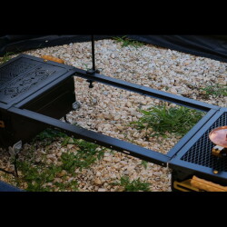 ブリッジ 802プロダクツ 802PRODUCTS シェルコン 25 ブリッジアイアンフレーム ローテーブル サイドボード コンテナ キャンプ用品 