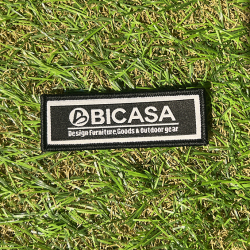ワッペン ビカーサオリジナル BICASAオリジナル ビカーサ ジャガードワッペン BICASA jacquard patch マジックテープ 刺繍