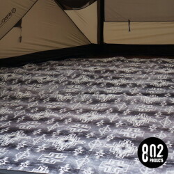 インナーラグ 802プロダクツ 802PRODUCTS ヤクドーム350　インナーラグ オルテガ YAKDOME350 inner rug  ORTEGA  ラグ キャンプ用品