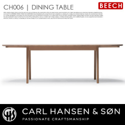 CH006 ダイニングテーブル ビーチ CH006 DINING TABLE BEECH CH006-Beech ダイニングテーブル カールハンセン＆サン CARL HANSEN & SON