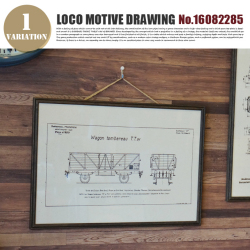 LOCO MOTIVE DRAWING(ロコモティブドローイング) 鉄道図面 NO.16082285