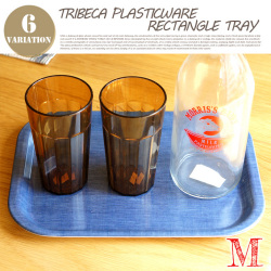 トライベッカ プラスチックウェア レタングルトレー M TRIBECA PLASTICWARE Rectangle Tray M TTT00921 テーブルウェア