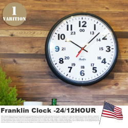 掛け時計 フランクリンクロック Franklin Clock 2412BLQ インターゼロ