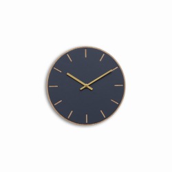 Hemverk Wall Clock Linoleum Smoky Blue φ280mm 掛け時計