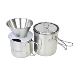 クッカー ベルモント belmont チタンドリッパー＆クッカーセット Titanium Dripper & Cooker Set BM-350 クッカー  フライパン 調理器具 