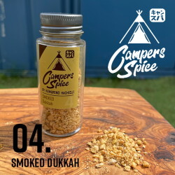 アウトドアスパイス キャンパーズスパイス スモークドデュカ CAMPERS SPICE No4 SMOKED Dukkah けむりの スパイス 調味料 燻製ナッツ おいしい 国産 バーベキュー BBQ キャンプ ソロキャンプ