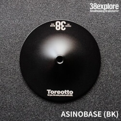 スタンドベース 38エクスプロー 38explore アシノベース ASINOBASE (BK)  カメラパーツ スタンド ランタンパーツ
