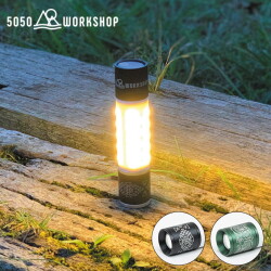 ライト 5050ワークショップ 5050WORKSHOP ミニマライト MINIMALIGHT LEDライト ハンディライト ランタン モバイルバッテリー 懐中電灯 調光 