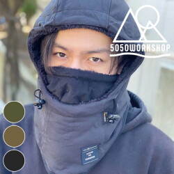 ネックウォーマー 5050ワークショップ 5050WORKSHOP ネックフード パッカブルネックウォーマー NECK HOOD -PACKABLE NECK WARMER ネックフード スヌード