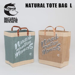 トートバッグ ナチュラルマウンテンモンキーズ NATURAL MOUNTAIN MONKEYS ナチュラルトートバッグL NATURAL TOTE BAG L バッグ APOLIS トート かばん